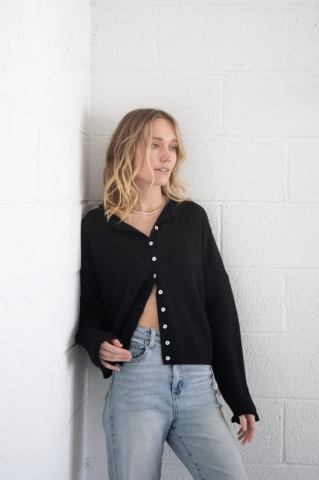 PIPER CARDIGAN Black