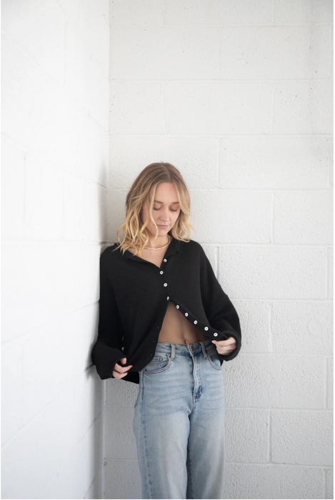 PIPER CARDIGAN Black
