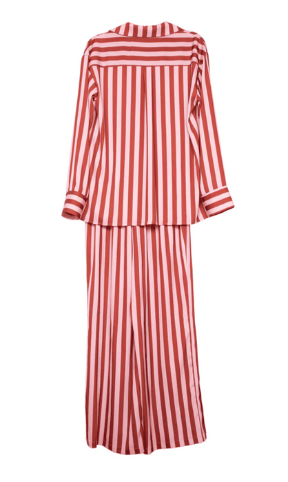 Striped Satin PJ Set