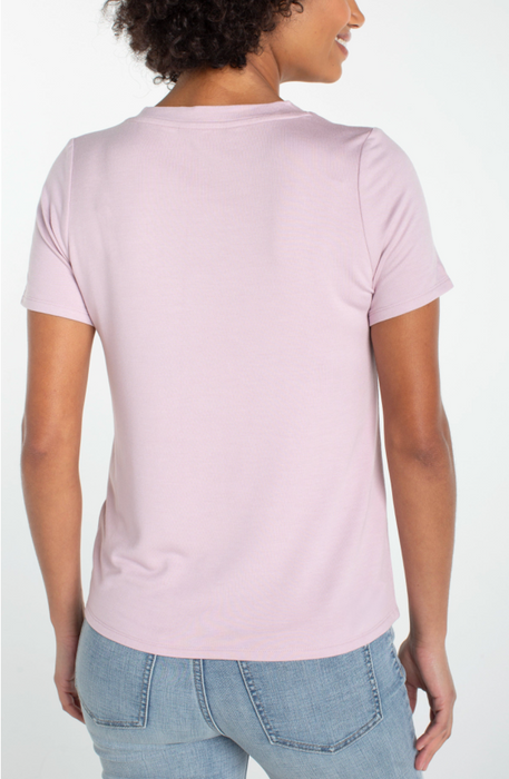 Shorts Sleeve V Neck