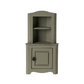 CORNER CABINET  lt green