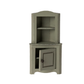 CORNER CABINET  lt green