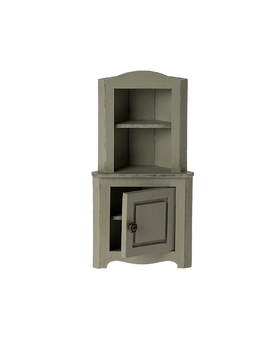 CORNER CABINET  lt green