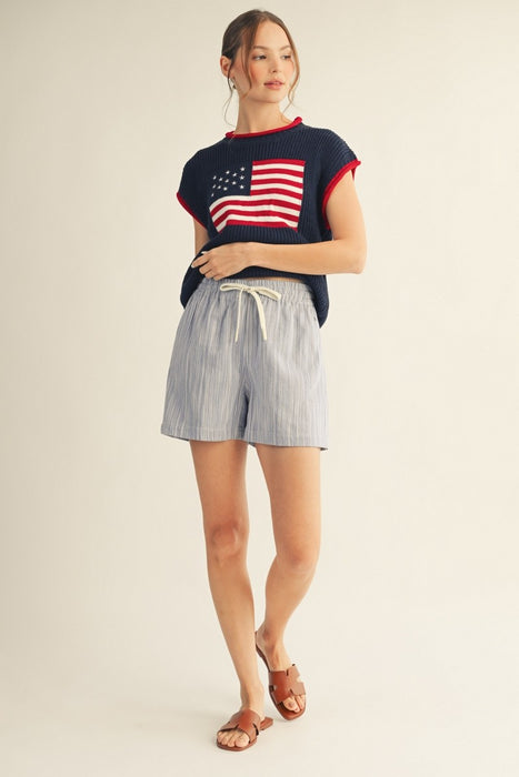 Flag Sweater Vest