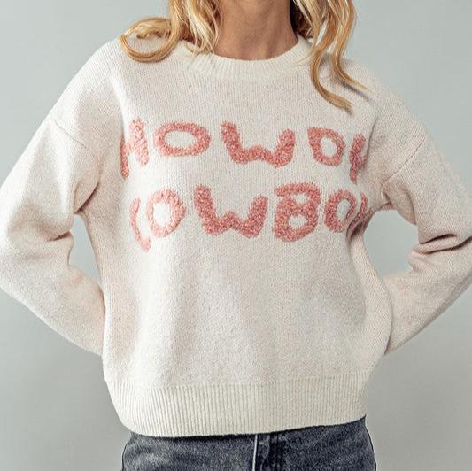 HOWDY COWBOY SWEATER