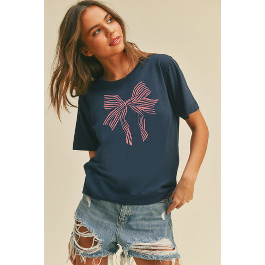 BOW GRAPHIC TEE