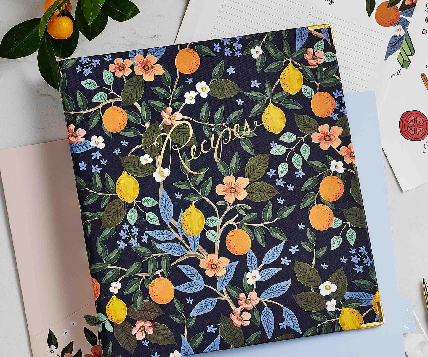 CITRUS GROVE RECIPE BINDER