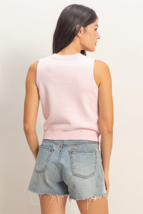 Knit Strawberry Vest