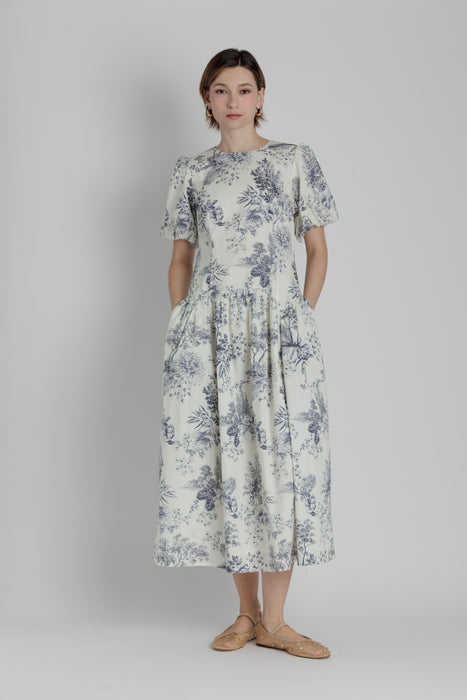 Drop Waist Midi Dress