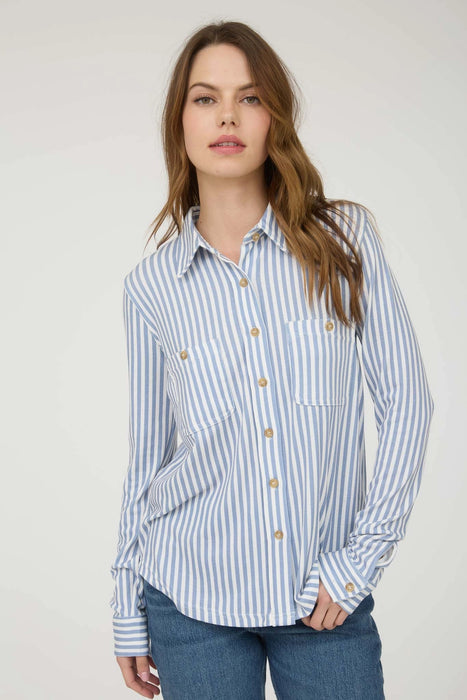 Stripe Button Down Shirt