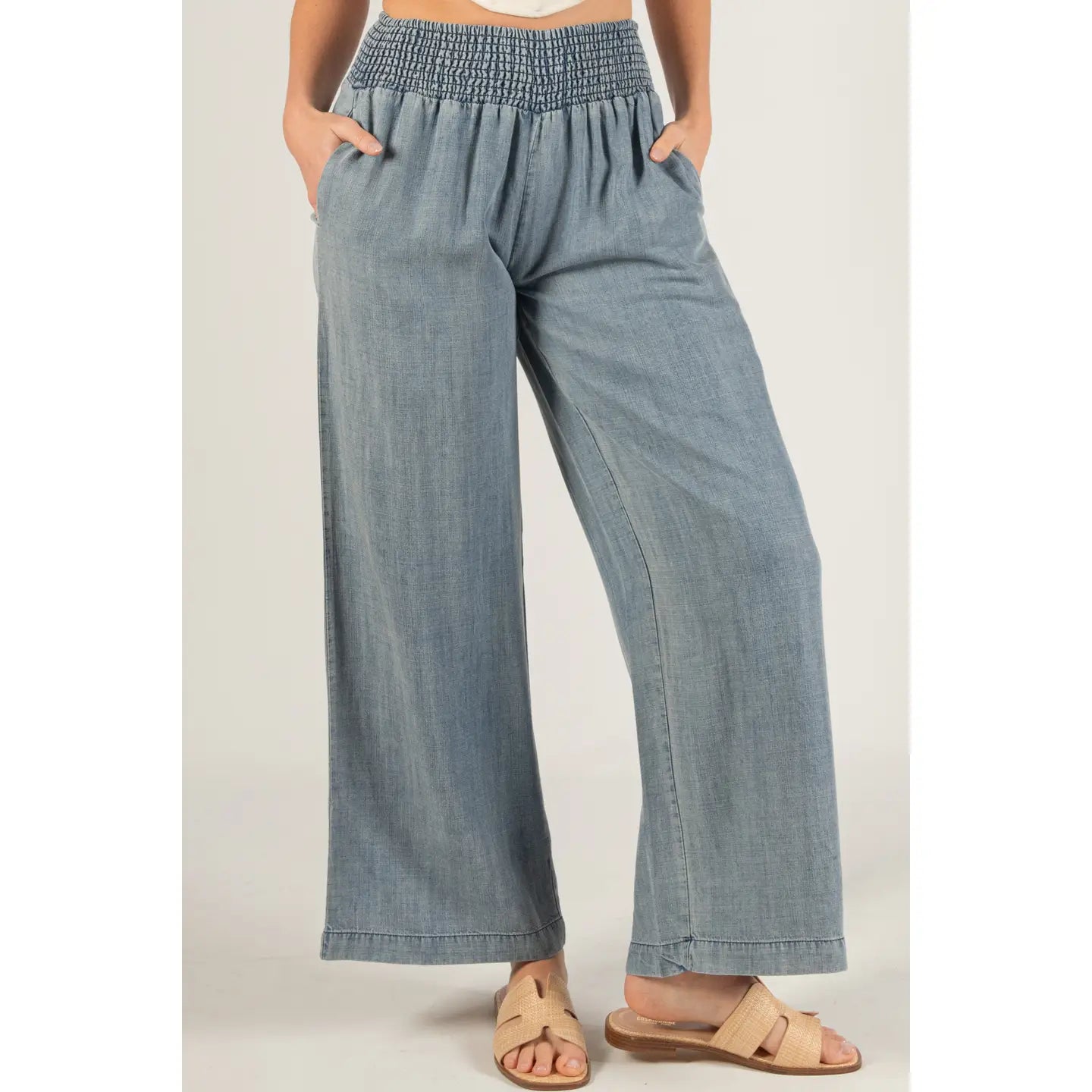 Tencil Pant Shirred Waist