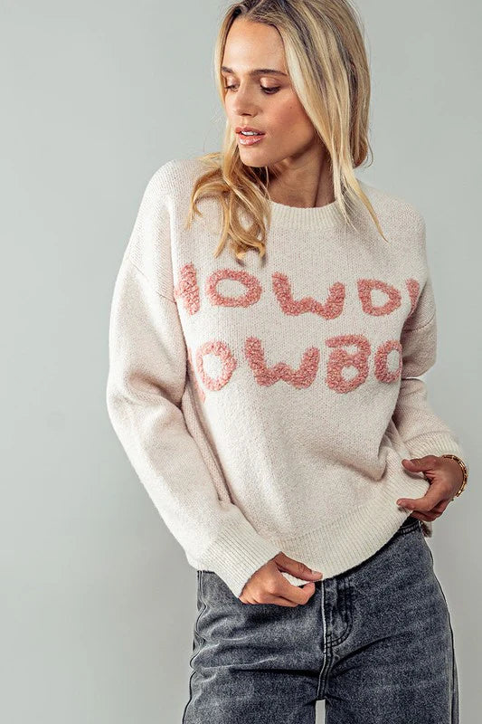 HOWDY COWBOY SWEATER