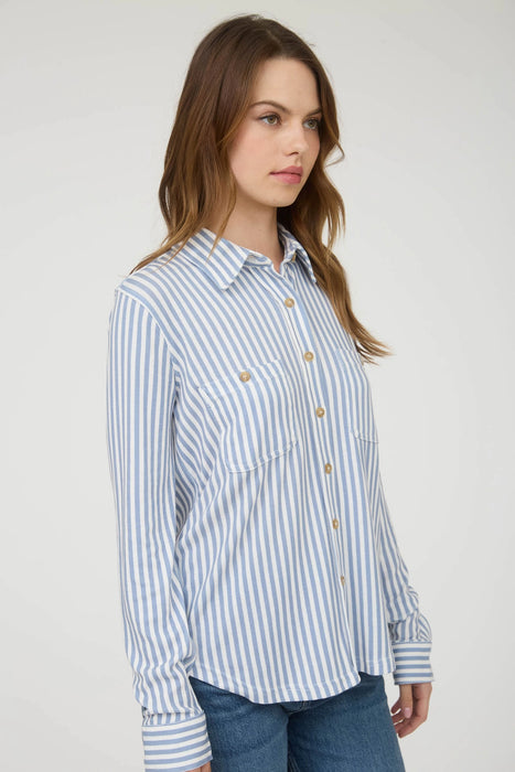Stripe Button Down Shirt