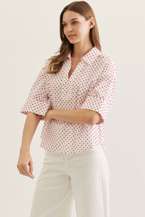 Cuff Sleeve Polka Dot