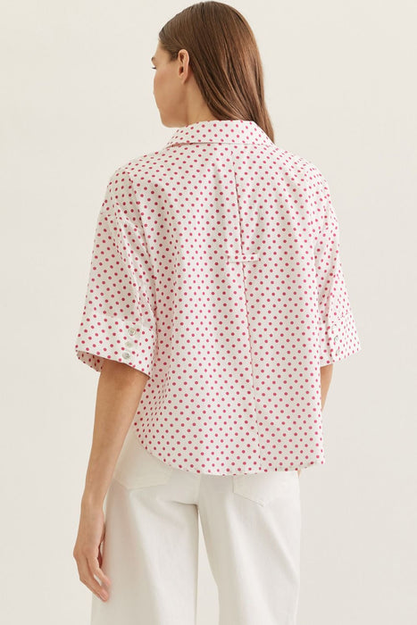 Cuff Sleeve Polka Dot