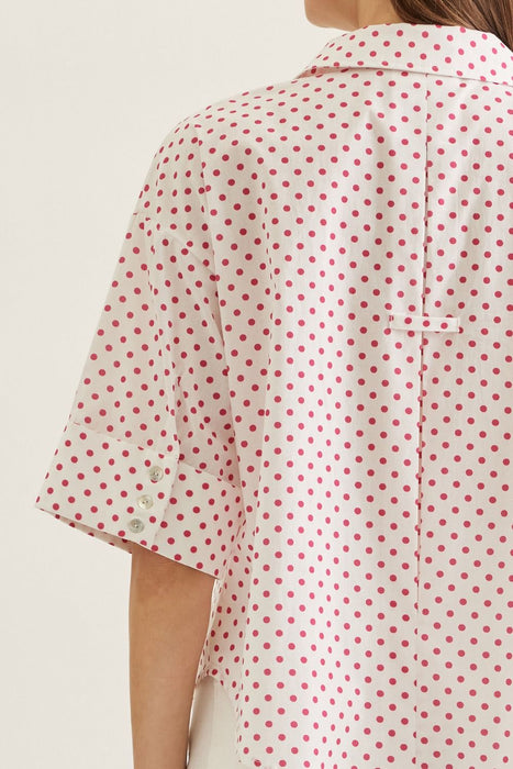 Cuff Sleeve Polka Dot