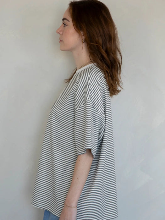 Striped Oversized Tshirt