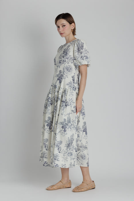 Drop Waist Midi Dress