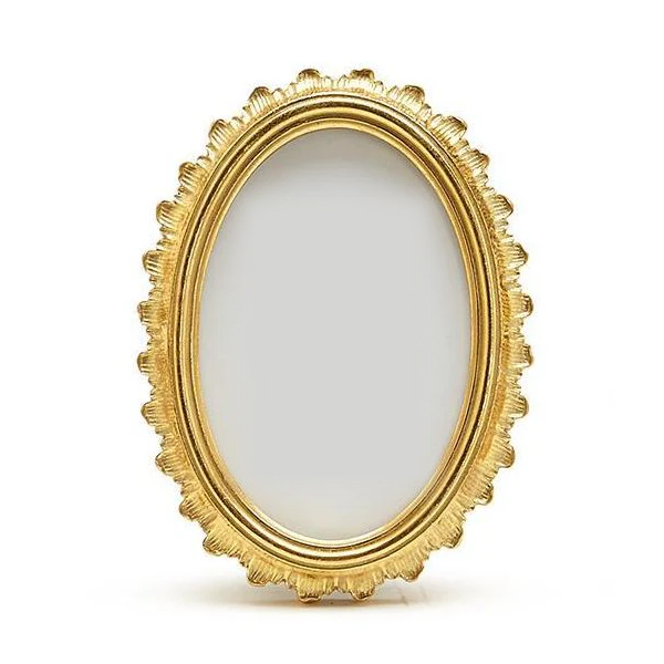 GOLD OVAL FRAME medium