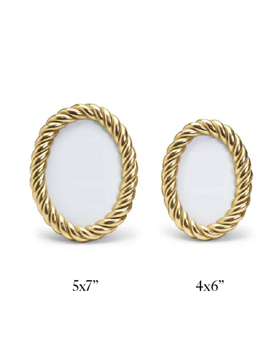 MED. GOLD ROPE FRAME