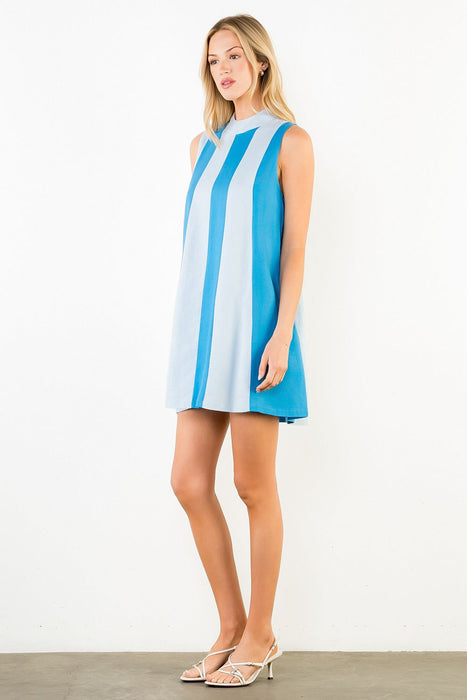 Sleeveless Colorblock Dress