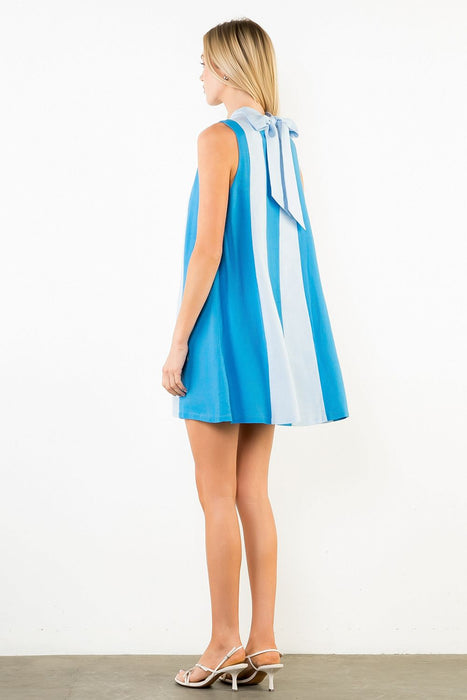 Sleeveless Colorblock Dress