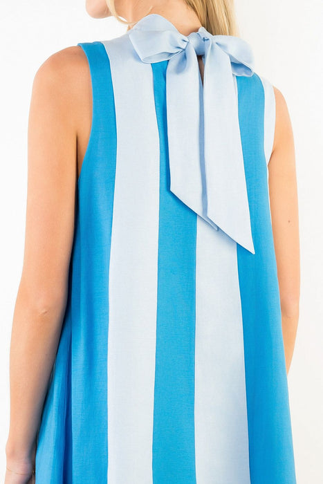 Sleeveless Colorblock Dress