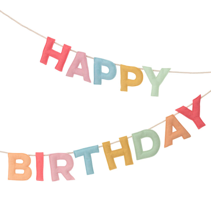 Felt Garland Happy Birthday