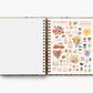 ROSES 17 MO SPIRAL PLANNER HARDCOVER