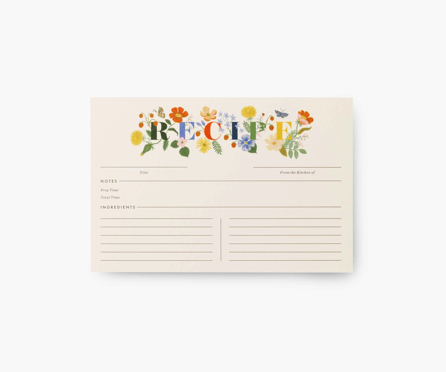 RECIPE CARDS