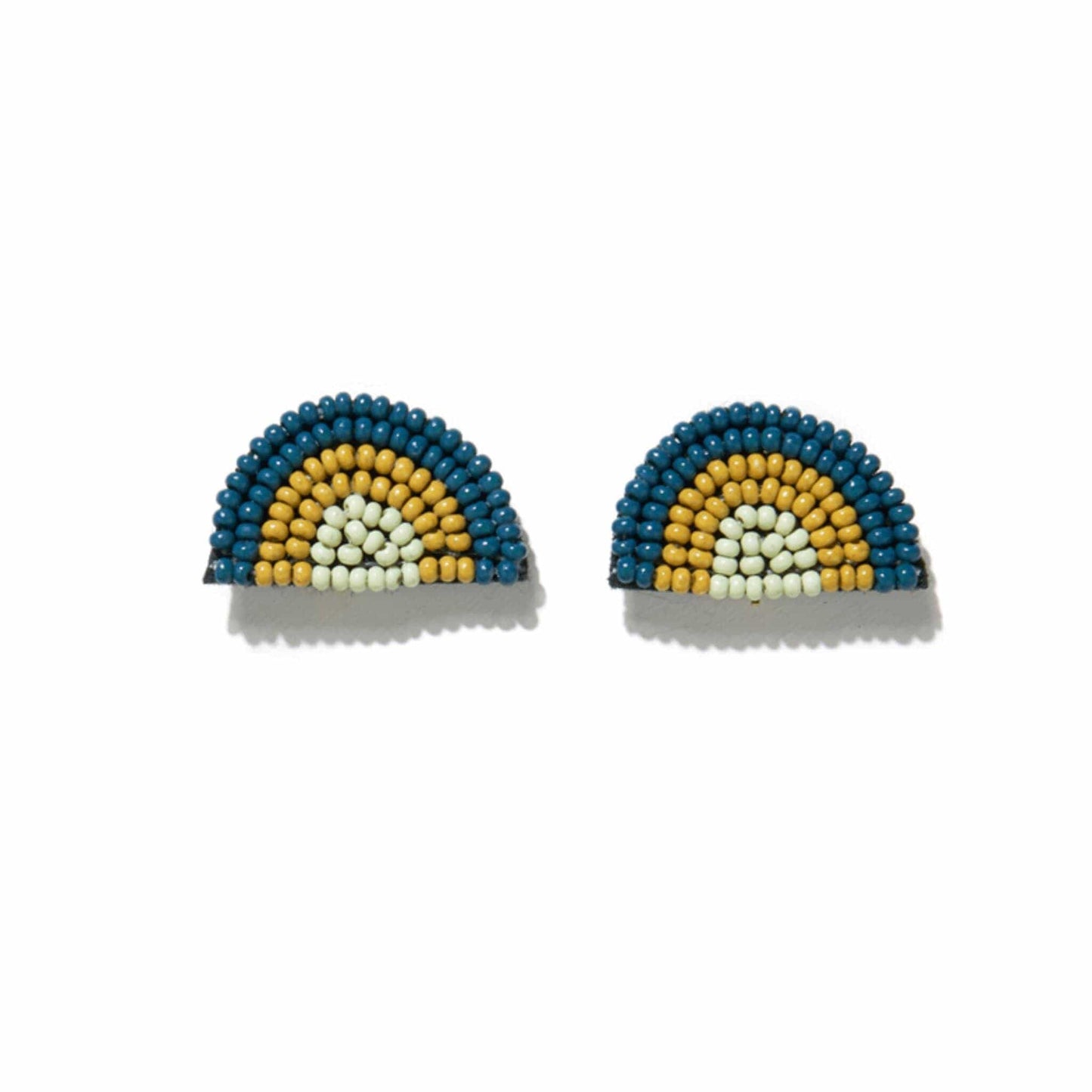 SOPHIA RAINBOW BEADED POST EARRINGS