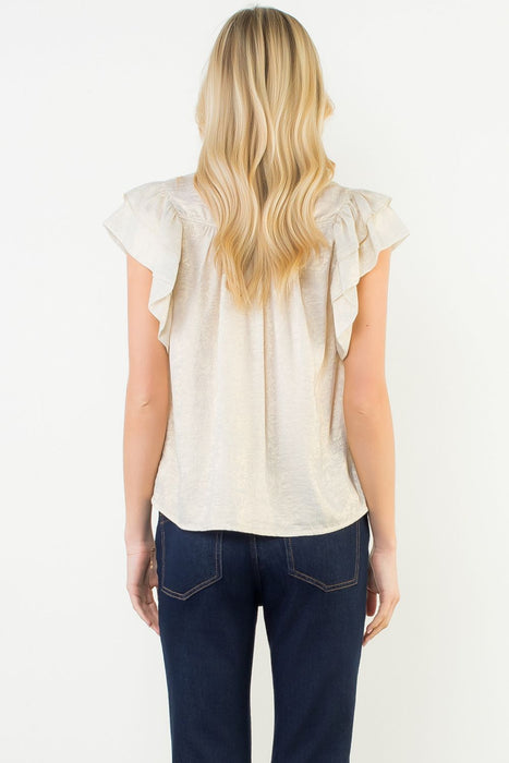Flutter Sleeve Top