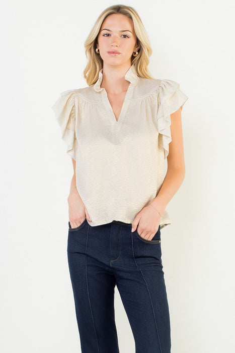 Flutter Sleeve Top