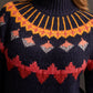 LONG SLEEVE INTARSIA SWEATER