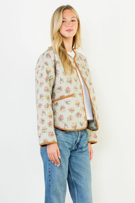 Floral Quilted Jacket