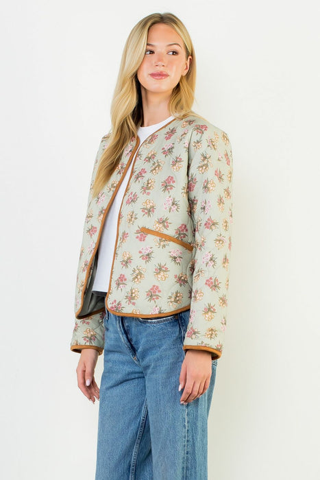 Floral Quilted Jacket