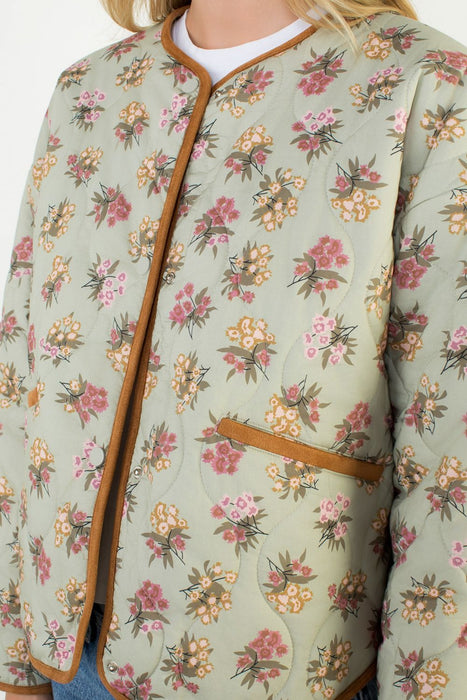 Floral Quilted Jacket