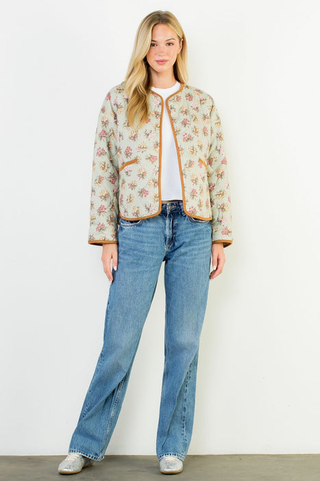 Floral Quilted Jacket