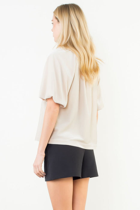 Velvet Top Green Pink Stripe