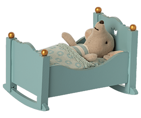 Cradle Baby Mouse Blue
