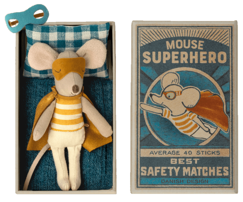 SUPERHERO MOUSE LITTLE BROTHER IN BOX