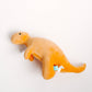 Velveteen Dino Toy Orange
