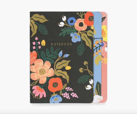 Lively Floral Notebooks Set/3