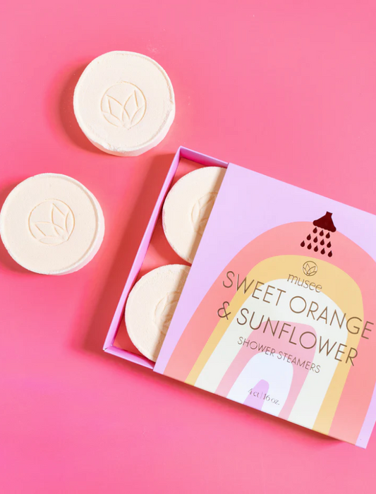 Shower Steamer Set/4 Orange + Sunflower