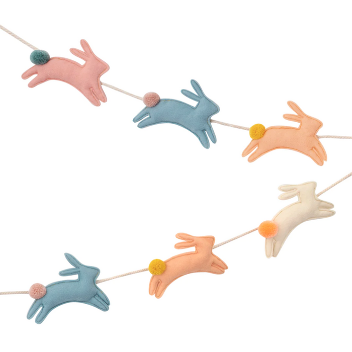 FELT BUNNY GARLAND