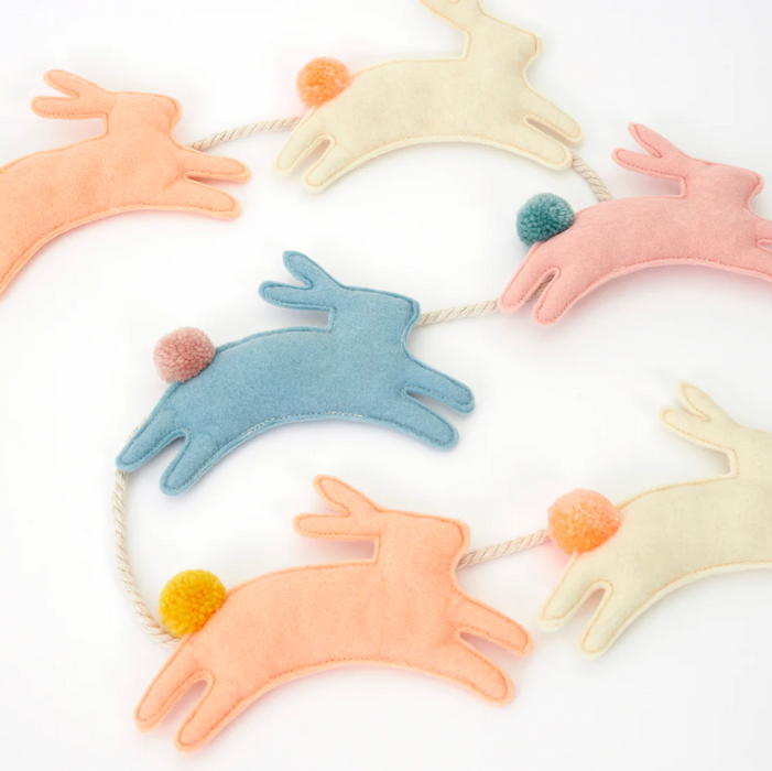 FELT BUNNY GARLAND