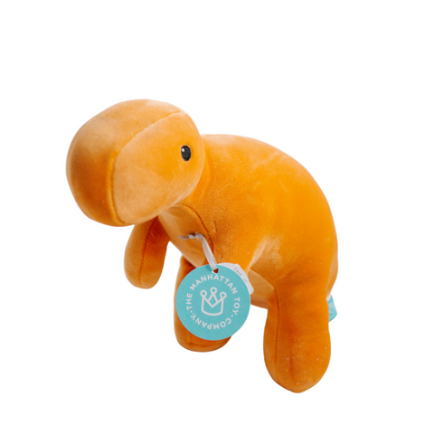 Velveteen Dino Toy Orange