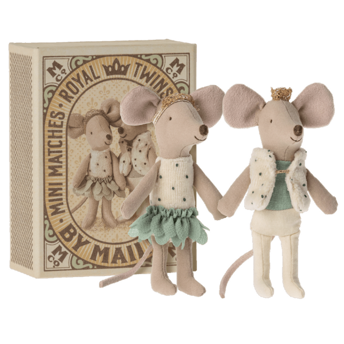 ROYAL TWINS MICE LITTLE SISTER LITTLE BROTHER IN BOX