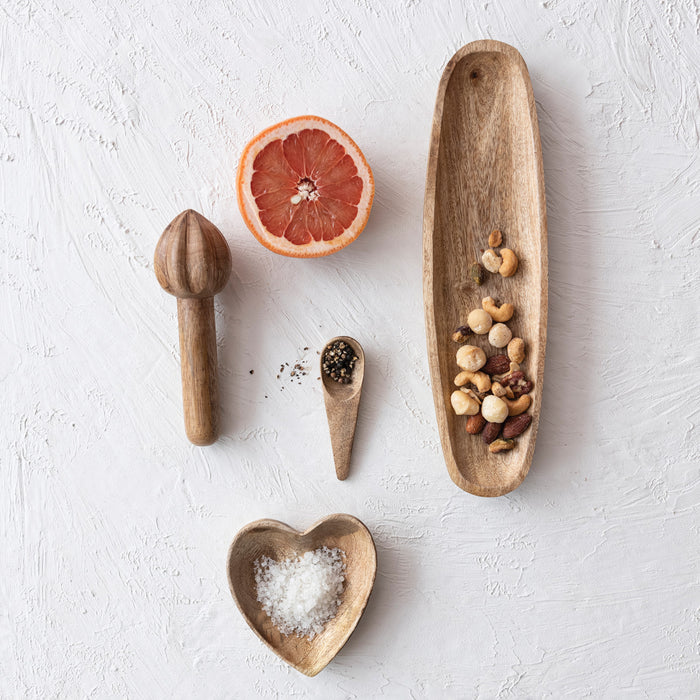 WOOD HEART MANGO BOWL 4.5"