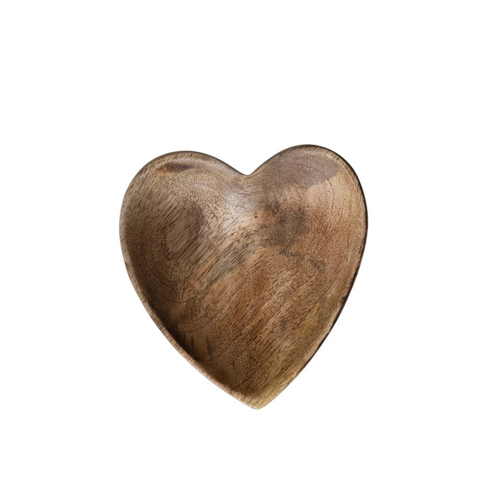 WOOD HEART MANGO BOWL 4.5"